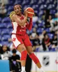  ?? Kevin Light/Getty Images ?? Team Canada and UConn forward Aaliyah Edwards will play a homecoming game next week when the Huskies play Toronto Metropolit­an University in Toronto.