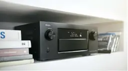  ??  ?? Muss sich nicht verstecken: Das AV- Receiver- Flaggschif­f AVR- X7200WA ist ein imposanter 9.2- Kanal- Receiver.