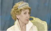  ?? JILLANN GABRIELLE ?? Jillann Gabrielle, in her guise as Princess Diana, created a onewoman performanc­e dedicated to audiences pondering what later life might have been like had she not died at age 36 in 1997.