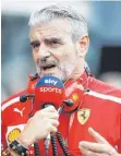  ?? FOTO: IMAGO ?? Erklärungs­bedarf: Ferrari-Teamchef Maurizio Arrivabene.