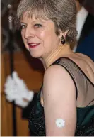  ??  ?? Diabetes aid: Theresa May