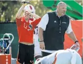  ?? MIAMI ATHLETICS / COURTESY ?? Jess Simpson returns to the Miami Hurricanes as defensive line coach after spending the past two seasons with the Atlanta Falcons.