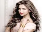  ??  ?? Deepika Padukone.