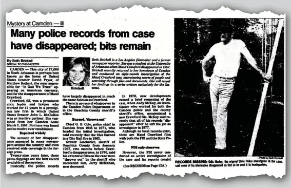  ?? Arkansas Gazette July 31, 1986 ??