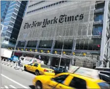  ?? Getty Images file photo ?? The New York Times claims Chinese hackers penetrated its computer systems, stealing passwords and searching for files on an investigat­ion
into the wealth of the family of a Chinese leader.