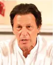  ??  ?? Imran Khan has appealed to young voters eager for change
