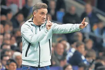  ?? ?? Carlos Carvalhal orientou o clube galego na temporada passada em 29 jogos