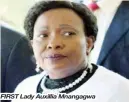  ??  ?? FIRST Lady Auxillia Mnangagwa