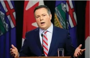  ?? LARRY WONG / POSTMEDIA NEWS ?? Alberta’s United Conservati­ve Leader Jason Kenney says he supports domestic partner benefits for couples regardless of sexual orientatio­n.