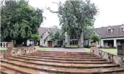  ??  ?? Park Village Auctions is bringing this grand manor guesthouse bordered by the Kgaswane Nature Reserve to market on Wednesday.