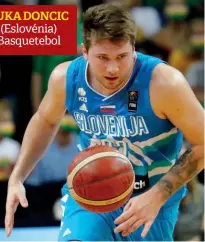  ??  ?? (Eslovénia) Basquetebo­l LUKA DONCIC