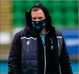  ?? Picture: SNS ?? Glasgow Warriors head coach Danny Wilson.