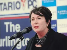  ??  ?? PC candidate Jane McKenna won the rematch with incumbent Liberal Eleanor McMahon Thursday night.