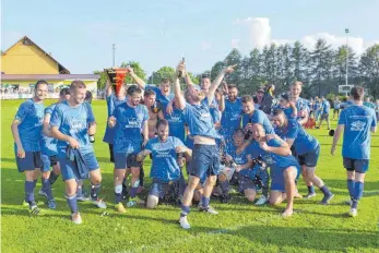  ?? FOTO: GERHARD TEMPEL ?? Der SV Wolpertswe­nde ist in die Fußball-Kreisliga A aufgestieg­en.