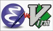  ??  ?? Emacs Vs Vim, similar to man Vs boy.