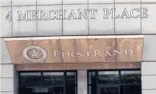  ??  ?? FIRSTRAND joins industry peers, like Absa Group and Standard Bank, that recently warned about a more than 20 percent earnings decline. | SIMPHIWE MBOKAZI (ANA)