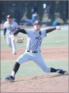  ?? File photo by Ernest A. Brown ?? After a strong finish to his freshman campaign at Brown, Cumberland native Zach Fogell is spending his summer playing for the Ocean State Waves in the NECBL.