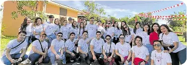  ?? ?? BRIA Manolo Fortich recently held an event to welcome serval new homeowners.