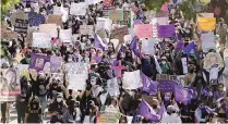  ?? ?? Este día se conmemora el Día Internacio­nal de la Eliminació­n de la Violencia contra las Mujeres.