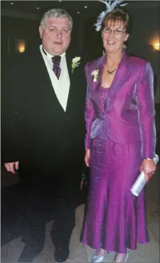  ??  ?? The late John O’Hara and his wife Margaret at a family wedding
