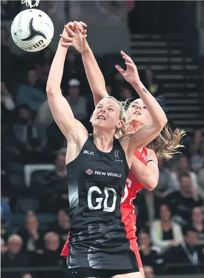  ?? Picture / Photosport ?? Katrina Grant was bedridden for a couple of days before her first test as Silver Ferns captain.