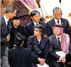  ?? ?? King Abdullah II and Queen Rania of Jordan.