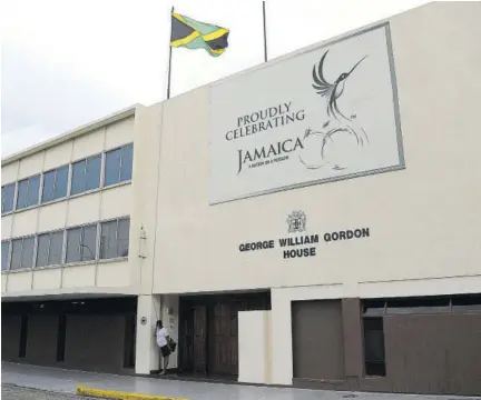  ?? (Photo: Garfield Robinson) ?? The Jamaican Parliament — Gordon House