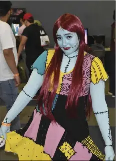  ?? PHOTO TOM BODUS ?? Brenda, from Imperial, appeared at Saturday’s Imperial Valley Comic-Con dressed as Sally from “The Nightmare Before Christmas.”