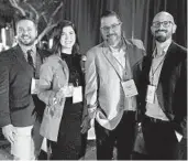  ?? CCAE THEATRICAL­S ?? The leadership team for CCAE Theatrical­s (from left): Tom Abruzzo, director of education and engagement; Julianna Crespo, executive director; J. Scott Lapp, artistic director; Jordan Beck, managing producer.