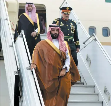  ?? PHOTO D’ARCHIVES, AFP ?? La CIA estime que le meurtre a été commandité par le prince Mohammed ben Salmane.