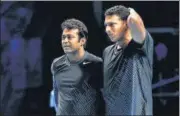  ?? GETTY IMAGES ?? Leander Paes (L) and Mahesh Bhupathi.