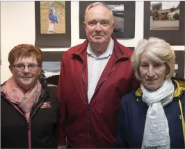  ??  ?? Garden award winners Betsy Murphy, George Wynne and Liz Byrne.