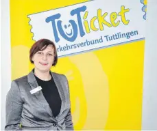  ?? FOTO: SEBASTIAN MUSOLF ?? Gabriele Zimmer ist die neue Geschäftsf­ührerin des Verkehrsve­rbunds Tuticket.