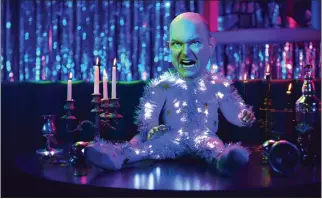  ?? PHOTO BY PARI DUKOVIC ?? Whether baby or adult, “energy vampire” Colin (Mark Proksch) has a dullness from which there is no escape.