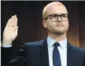  ??  ?? Chris Wylie: “I have not worked on psychometr­ic-based targeting for the Liberal party or any Liberal entity.”