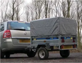  ??  ?? Increase your packing capacity with a trailer