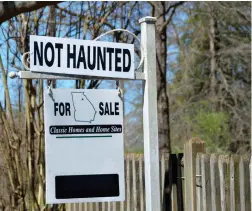  ??  ?? FOR SALE: It’s your agent’s job to disclose everything about the home, even if it is haunted.