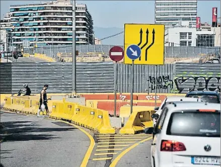  ?? ÀLEX GARCIA ?? Las obras están paralizada­s por completo desde el pasado mes de abril