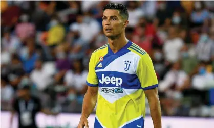  ?? Photograph: Ettore Griffoni/LiveMedia/REX/Shuttersto­ck ?? Cristiano Ronaldo could be willing to leave this jazzy shirt behind.