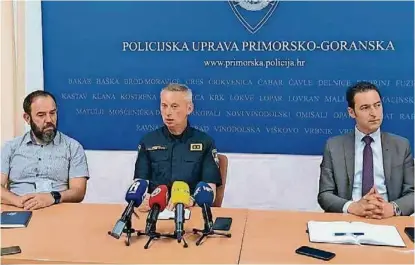  ?? ?? Policija je na vanrednoj konferenci­ji za novinare objavila pojedinost­i o slučaju