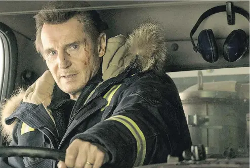  ?? SUMMIT ENTERTAINM­ENT ?? Liam Neeson stars as — no surprise here — a vigilante father in Cold Pursuit.