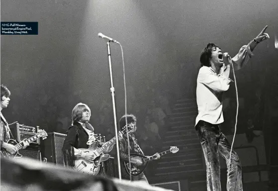  ??  ?? Winnerskon­serten på Empire Pool, Wembley, 12 maj 1968 .
