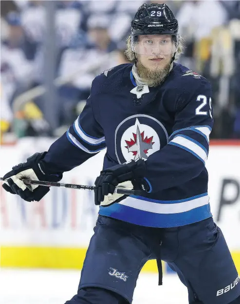  ?? JASON HALSTEAD / GETTY IMAGES ?? The Winnipeg Jets will need more clutch scoring from young star Patrik Laine to eliminate the Nashville Predators.