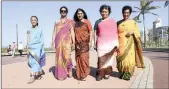  ??  ?? Yahra Dharumdaw, Manisha Mothi, Shireen Bidassey, Joy Subramany and Devi Govinsamy.