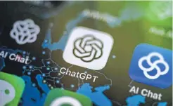  ?? AFP ?? CHATGPT is easy to play around with. For one, version 3.5 is free—though the $20-a-month CHATGPT Plus (which includes GPT-4) delivers better results.