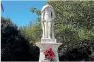  ?? ?? A statue of King George V has had its head removed for the fourth time in 20 years.