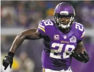  ?? Andy Clayton-King / Associated Press 2016 ?? The Vikings parted ways with Adrian Peterson. Would he be a good fit with the Raiders?