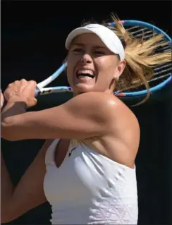  ?? FOTO: ALLOVER ?? Maria Sharapova trak sig tidligere på året tilbage som tennisspil­ler efter en flot karriere, der dog i de sidste år blev skæmmet af en dopingdom.