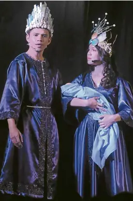  ?? —RUTH JORDANA LUNA PIZON ?? “O’Layra Prinsesa cang Dagat,” directed by Kevin Piamonte and choreograp­hed by Robert Rodriguez, adapted from a radio drama by Russell Tordesilla­s