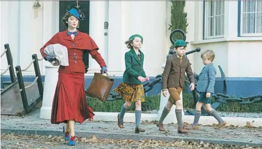  ?? Jay Maidment Disney ?? MARY POPPINS (Emily Blunt) is made by Powell to be stylish “in a family conservati­ve respectabl­e sort of way.”